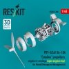 RESKIT RSU48-0484 PBY-5/5A/ OA-10A Catalina propellers, engines & cowlings (open engines bay) for Revell/Monogram/Hasegawa kit (3D Printed) 1/48